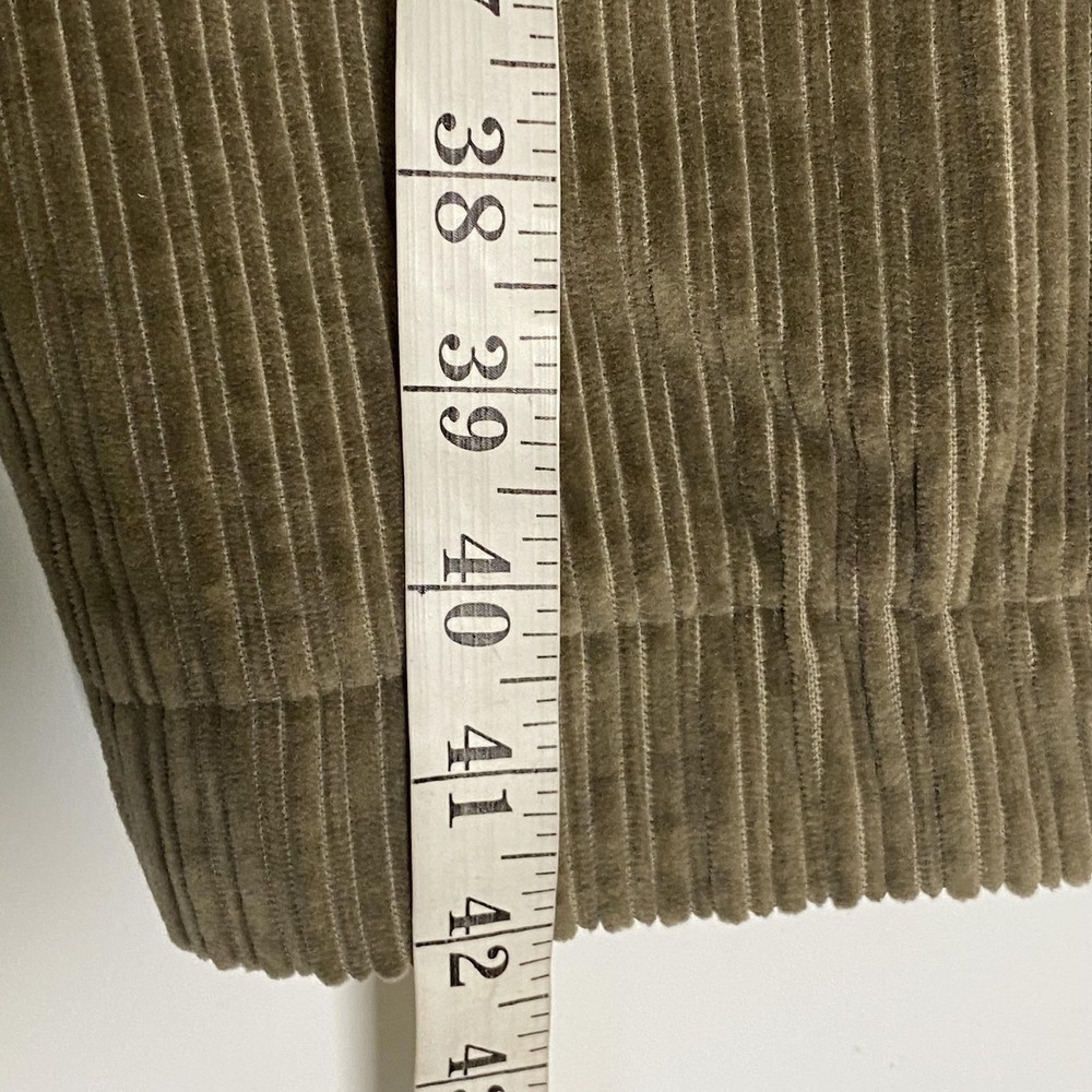 Saks Fifth Avenue Pants Mens 39x30 Brown Corduroy Pleated Cuffed Dress Pants - Picture 12 of 16